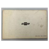 1961 & 1962 Chevrolet Owners Manuals