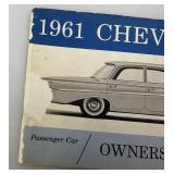 1961 & 1962 Chevrolet Owners Manuals