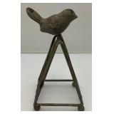 Cast Iron Bird Letter Holder 6"