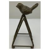 Cast Iron Bird Letter Holder 6"