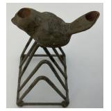 Cast Iron Bird Letter Holder 6"