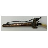 Two Vintage Miniature Sword Tie Clip And Lapel Pin (Sterling Silvere?)