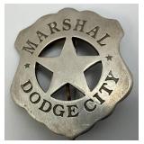 Vintage Dodge City Ks Marshal Badge 2 1/8"