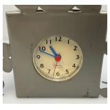 Disney Mickey Mouse Metal Clock And Book Ends