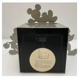 Disney Mickey Mouse Metal Clock And Book Ends