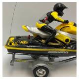 New Bright 16" XP Bombardier RC Remote Control SEA-DOO Used Condition