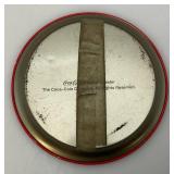 15" Metal Lemonade Wall Clock & Coca-Cola Tip Trays