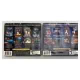 Misc. Vintage PC Games Including American Horror 2 And More (Factory Sealed) Boxes Beat Up