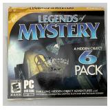 Misc. Vintage PC Games Including American Horror 2 And More (Factory Sealed) Boxes Beat Up