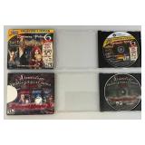 Misc. Vintage PC Games Including Dark Sanctuaries And More (Some Factory Sealed) Boxes Beat Up