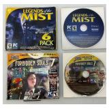 Misc. Vintage PC Games Including Dark Sanctuaries And More (Some Factory Sealed) Boxes Beat Up