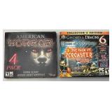 Misc. Vintage PC Games Including Dark Sanctuaries And More (Some Factory Sealed) Boxes Beat Up