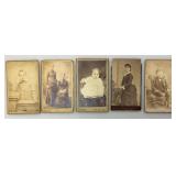 Antique Photographs 2 1/2" x 4 1/8"