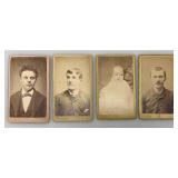Antique Photographs 2 1/2" x 4 1/8"