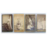 Antique Photographs 2 1/2" x 4 1/8"