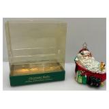 Vintage Christopher Radco Limited Edition Ornament "Santa In Tub" In Original Box
