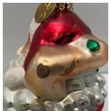 Vintage Christopher Radco Limited Edition Ornament "Santa In Tub" In Original Box