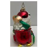 Vintage Christopher Radco Limited Edition Ornament "Santa In Tub" In Original Box