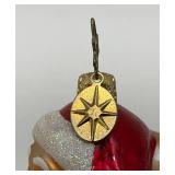 Vintage Christopher Radco Limited Edition Ornament "Santa In Tub" In Original Box