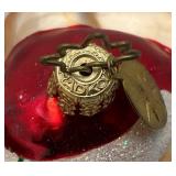 Vintage Christopher Radco Limited Edition Ornament "Santa In Tub" In Original Box