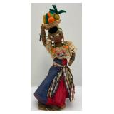 Vintage H. Stern Rio Souvenir Felt Doll From Brazil 11"