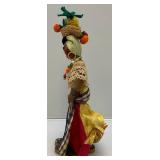 Vintage H. Stern Rio Souvenir Felt Doll From Brazil 11"