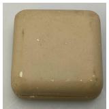 Vintage Marcasite Rhinestone Feline Cat Pendant Necklace Gunmetal Gray Head Moves 18"-20"