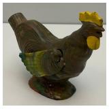 RARE Vintage Bakelite Chicken Whistle (Blow Whistle Makes Noise & Wings Lift Up) 3" W x 2 1/2" H