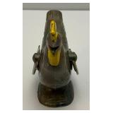 RARE Vintage Bakelite Chicken Whistle (Blow Whistle Makes Noise & Wings Lift Up) 3" W x 2 1/2" H