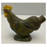 RARE Vintage Bakelite Chicken Whistle (Blow Whistle Makes Noise & Wings Lift Up) 3" W x 2 1/2" H