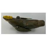 RARE Vintage Bakelite Chicken Whistle (Blow Whistle Makes Noise & Wings Lift Up) 3" W x 2 1/2" H