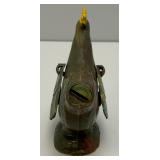 RARE Vintage Bakelite Chicken Whistle (Blow Whistle Makes Noise & Wings Lift Up) 3" W x 2 1/2" H