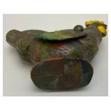 RARE Vintage Bakelite Chicken Whistle (Blow Whistle Makes Noise & Wings Lift Up) 3" W x 2 1/2" H