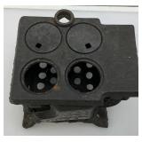 Vintage Miniature Cast Iron Stove Missing Pieces