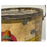 RARE Vintage Jack Sprat Brand Golden Syrup Collectible Ten Pound Can with Lid