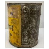 RARE Vintage Jack Sprat Brand Golden Syrup Collectible Ten Pound Can with Lid