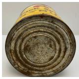 RARE Vintage Jack Sprat Brand Golden Syrup Collectible Ten Pound Can with Lid