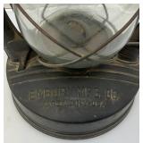Vintage Embury MFG. Co. Warsaw-NY-USA Oil Lamp (Nice Condition)