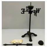 Vintage 26" Tall Cast Iron Pig Weathervane