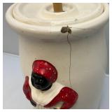Ceramic Aunt Jemima Butter Churn 13 1/4" Tall Has Cracks & Chips Present