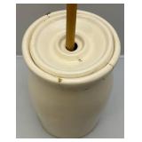 Ceramic Aunt Jemima Butter Churn 13 1/4" Tall Has Cracks & Chips Present