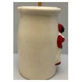 Ceramic Aunt Jemima Butter Churn 13 1/4" Tall Has Cracks & Chips Present