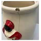 Ceramic Aunt Jemima Butter Churn 13 1/4" Tall Has Cracks & Chips Present