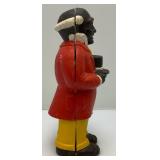 Vintage Uncle Mose Cast Iron Bank/ Door Stop 11"