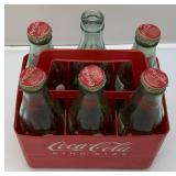 1923 Coca-Cola Plastic Carrier With 1993 Season Greetings Bottles