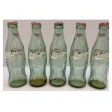 1923 Coca-Cola Plastic Carrier With 1993 Season Greetings Bottles