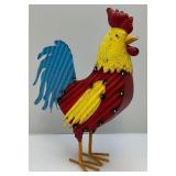 17" Metal Rooster Lawn Ornament