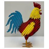 17" Metal Rooster Lawn Ornament