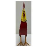 17" Metal Rooster Lawn Ornament
