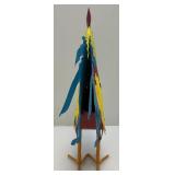 17" Metal Rooster Lawn Ornament